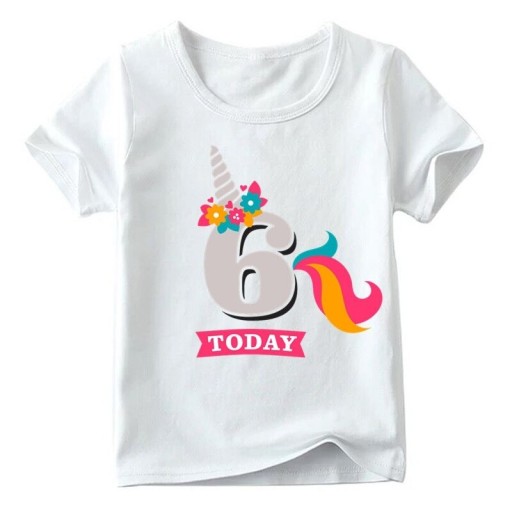 Meisjes verjaardagsshirt B1522