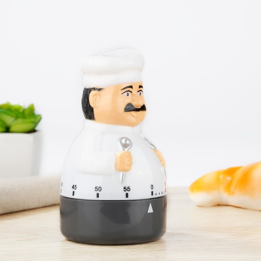 Mekanisk timer formet som en kok