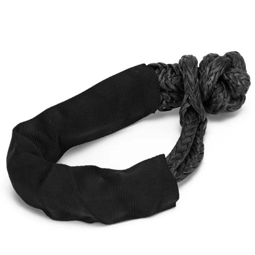 Měkká spona navijáku soft shackle 12pramenné lano UHMWPE ochranný návlek ruční uzel 0,5 x 22 palce Pro tažení a vyprošťování vozidel