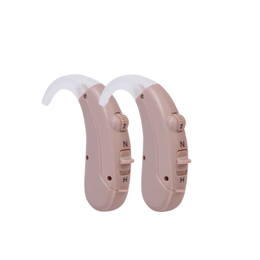 MelingB21 Wireless Hearing Aids 2 pcs Rechargeable Hearing Devices Compact
