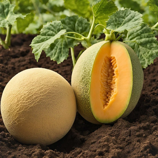 Meloun kantalupe semena bez GMO Snadné pěstování venku, na záhonech 10 ks semínek