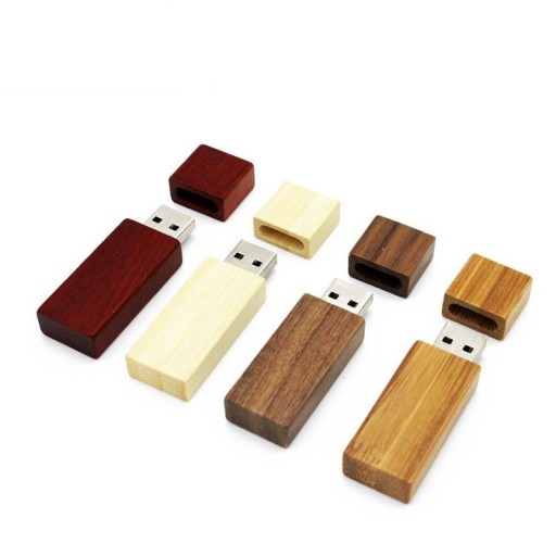 Memoria USB de madera