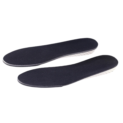 Memory Foam-Schuheinlagen Farbe: Schwarz Höhe: 2 cm Weiche orthopädische Einlegesohlen zum Gehen und Sport Stoßdämpfung Erhöht den Komfort in Schuhen