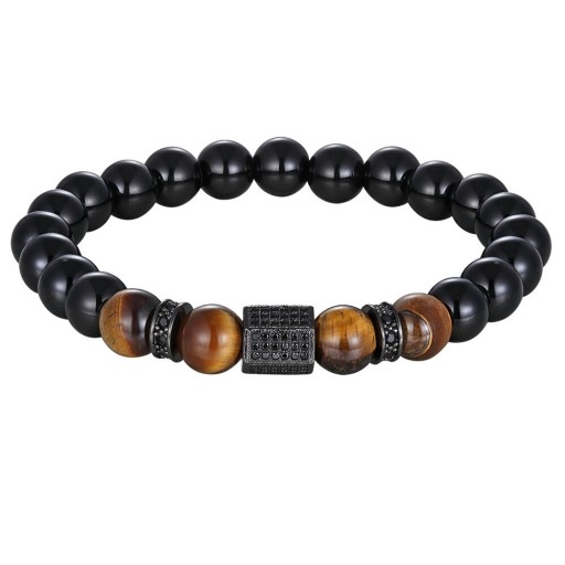 Men's Beaded Bracelet H293