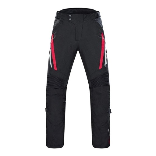 Men's Biker Trousers Nylon Zip Trousers with Pockets Waterproof Windproof for Motorcycling