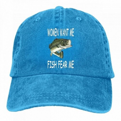 Men's Cap with Fish T181