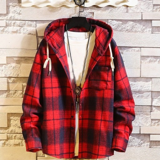 Men's Checked Hoodie F95