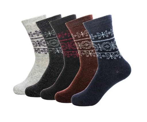 Men's Christmas Socks - 5 Pairs