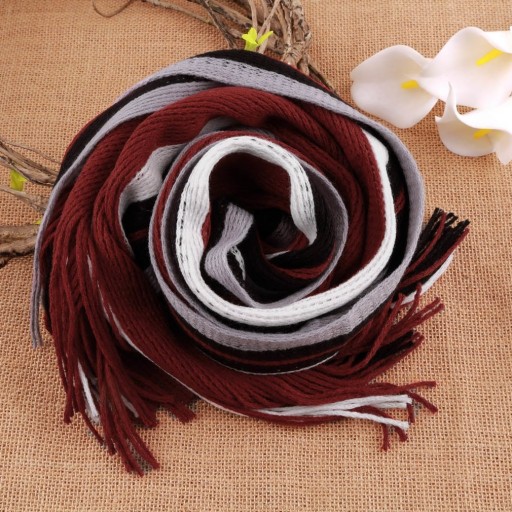 Men's Classic Knitted Scarf J2060