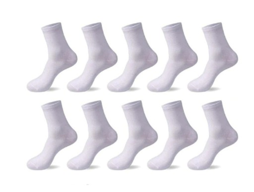 Men's Cotton Socks - 10 Pairs