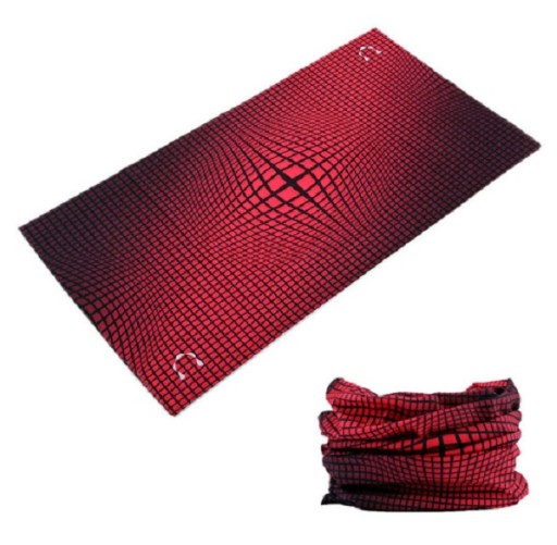 Men's Neck Warmer with Checked Pattern J2768