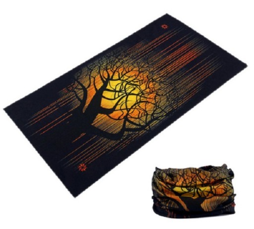 Men's Neck Warmer with Tree Print