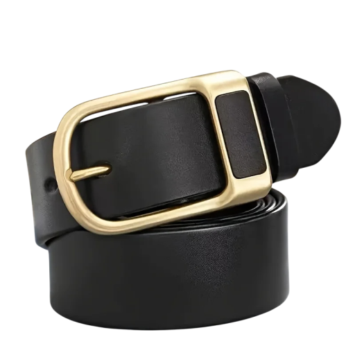 Men's PU Leather Belt 120 x 3.8 cm Classic Belt with Metal Buckle Elegant Fashion Accessory for Trousers Adjustable Length Style for Men