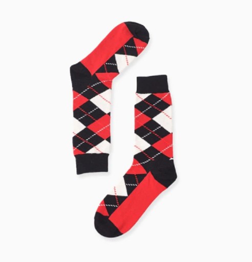 Men's Socks with Diamonds