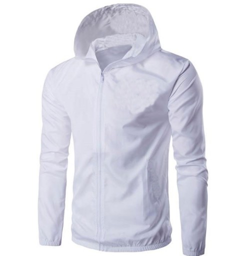 Men's Spring Jacket with Print on the Back J1418