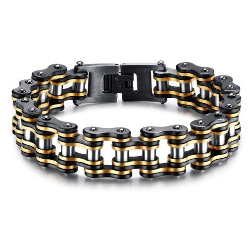 Men's Stainless Steel Bracelet - Bicycle Chain