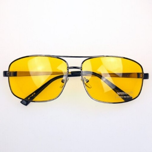 Men's Sunglasses with Yellow Lenses E2072