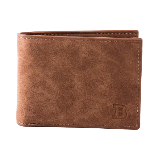 Men's Wallet 11 x 8.5 cm PU Leather Neutral Colour Card Slots Zip Pocket Compact Stylish Wallet for Men Practical Men's Wallet