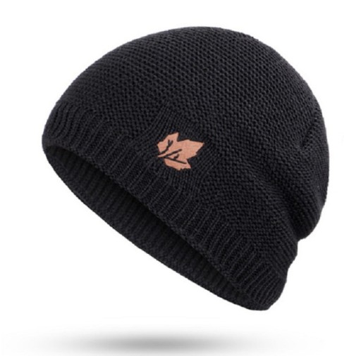 Men's Winter Hat with Leaf J956