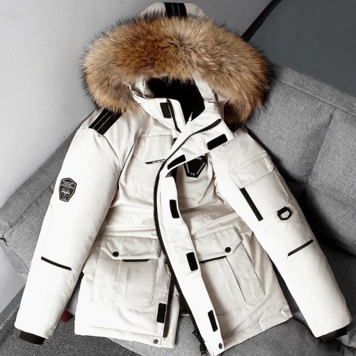 Men's Winter Jacket with Fur F1107