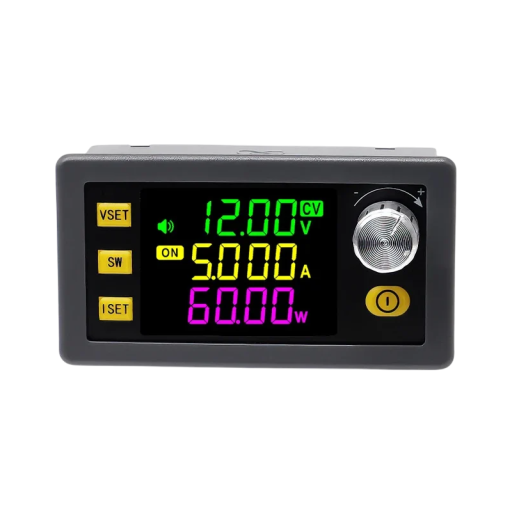 Měnič napětí 60W 6-36V na 0-36V 0-5A Nastavitelný regulátor s LCD displejem na napětí, proud a výkon Převodník DC DC modul