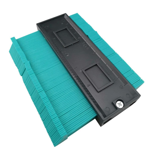 Mércurva 12 cm Régua Plástica para Modelação de Perfis e Bordas 14,6 x 10,5 cm Ferramenta de Medição Precisa em ABS para Copiar Formas