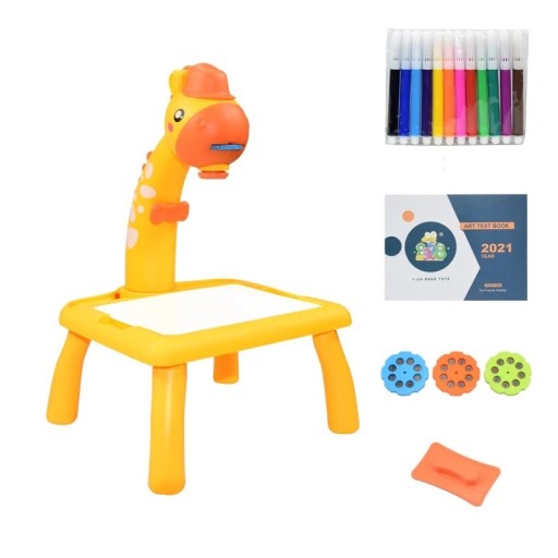 Mesa de dibujo infantil con proyector 28 cm