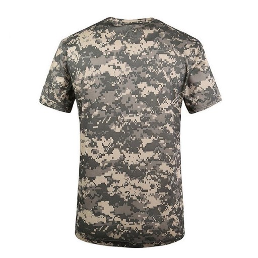 Męska koszulka ze wzorem wojskowym