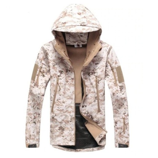 Męska kurtka moro typu softshell