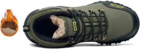Męskie nieprzemakalne buty zimowe J1494