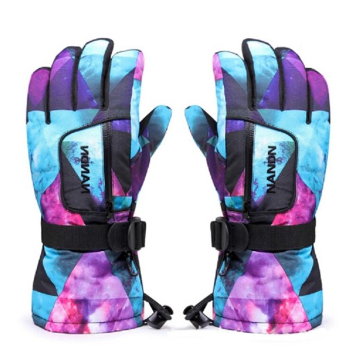Męskie rękawiczki narciarskie w pięknym designie J3356