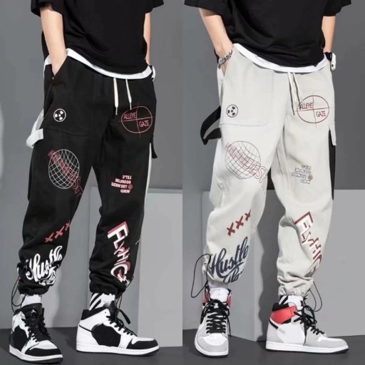 Męskie spodnie dresowe hip hop F1455