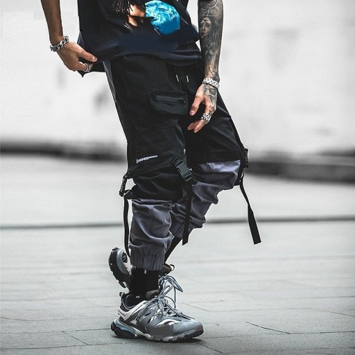 Męskie spodnie hip hopowe F1698