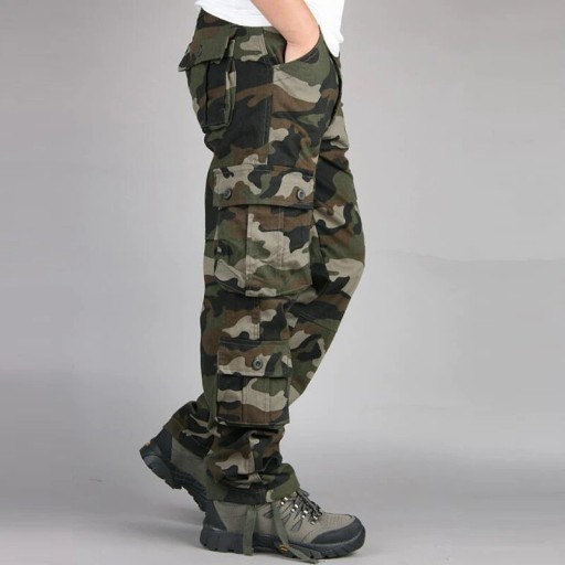 Męskie spodnie kamuflażowe F1747
