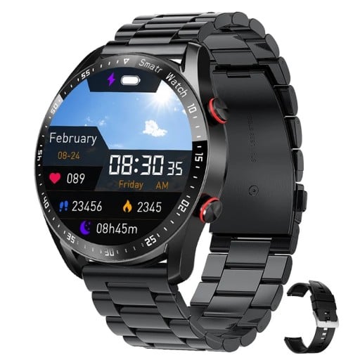 Męskie sportowe wodoodporne smartwatche 45,5 mm szerokości zegarka 260 mm długości paska dla mężczyzn