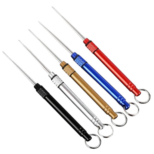 Metal Multifunktionel Tandstikker Bærbar Tandstikker Rustfrit Stål Lommetandstikker 9,5 cm