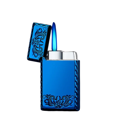 Metal vandtæt vindafvisende lighter med mønster af en ørn Udendørs lighter med robust konstruktion og stilfuldt design En hjælp til al slags vejr