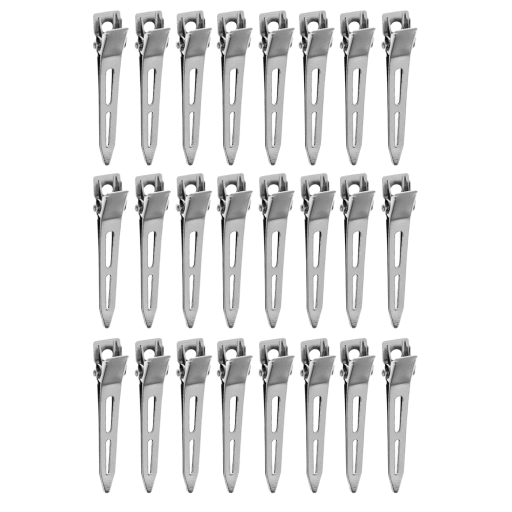 Metalhårspænder 5,5 cm 24 stk.