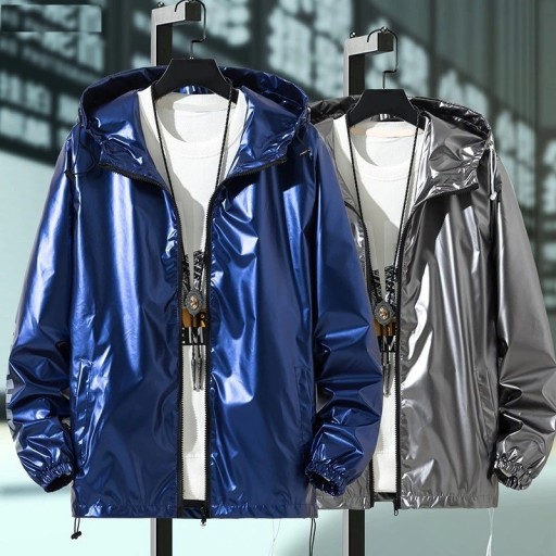 Metallic jacka för kvinnor P1741