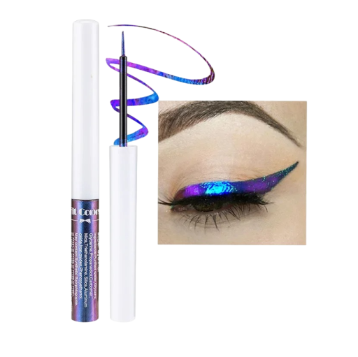 Metallisk eyeliner Skinnende flydende eyeliner Øjenmakeup af høj kvalitet