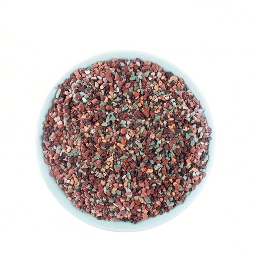 Mezcla de piedras de lava para jardinería material natural 800g piedras decorativas multicolores para macetas terrarios y uso en jardines