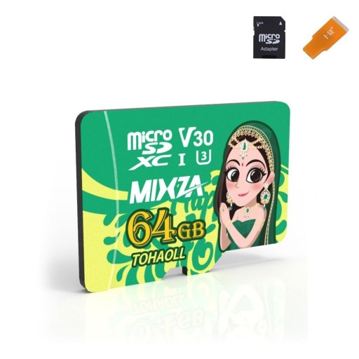 Micro SDHC/SDXC memóriakártya olvasóval és adapterrel K539