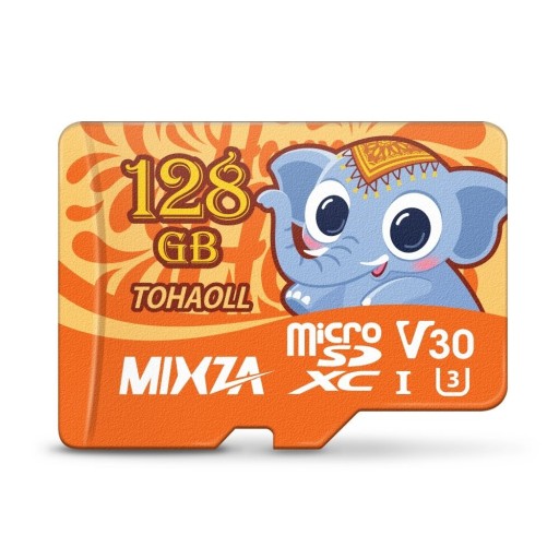 Micro SDHC/SDXC minneskort med elefant 2 st.