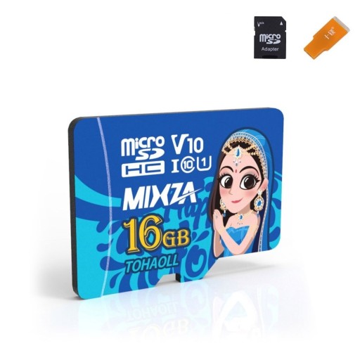 Micro SDHC/SDXC -muistikortti lukijalla ja sovittimella K539