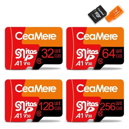 Micro SDHC/SDXC -muistikortti sovittimella ja lukijalla K538