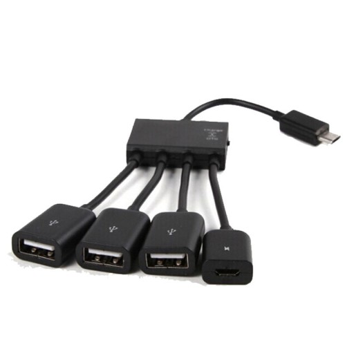 Micro-USB-Hub mit 4 Anschlüssen