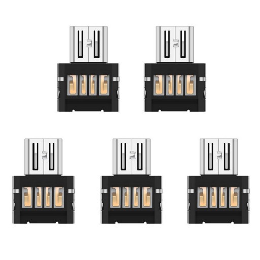 Micro USB til USB-adapter 5 stk.