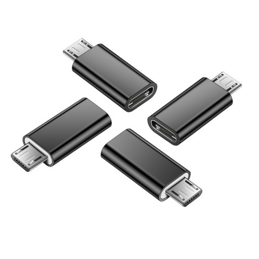Micro USB til USB-C adapter 4 stk.