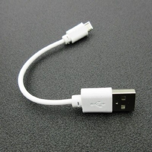 Micro USB til USB M/M opladningskabel 15 cm