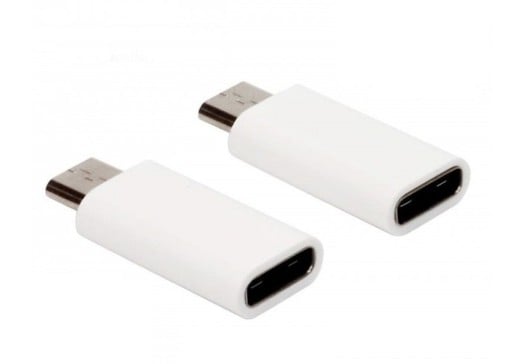 Micro USB - USB-C -sovitin 2 kpl A1408